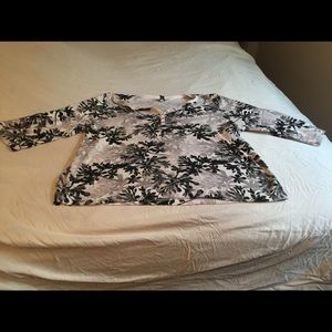 Blouse black and white Karen Scott